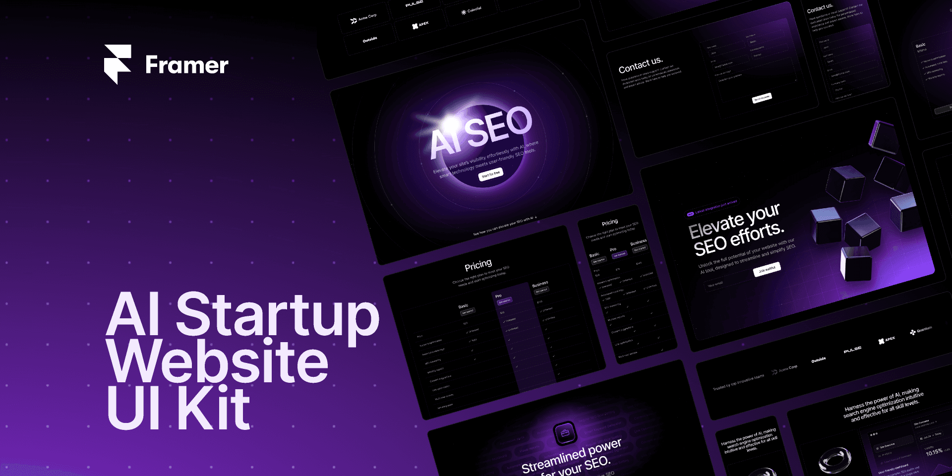 Sleek SaaS UI Kit Adaptation