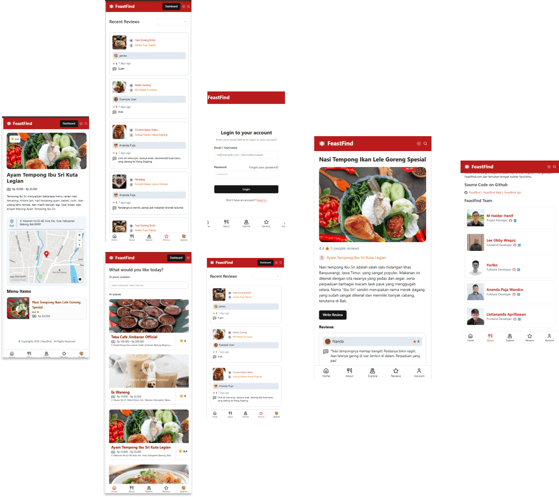 Screenshot of feastfind.com