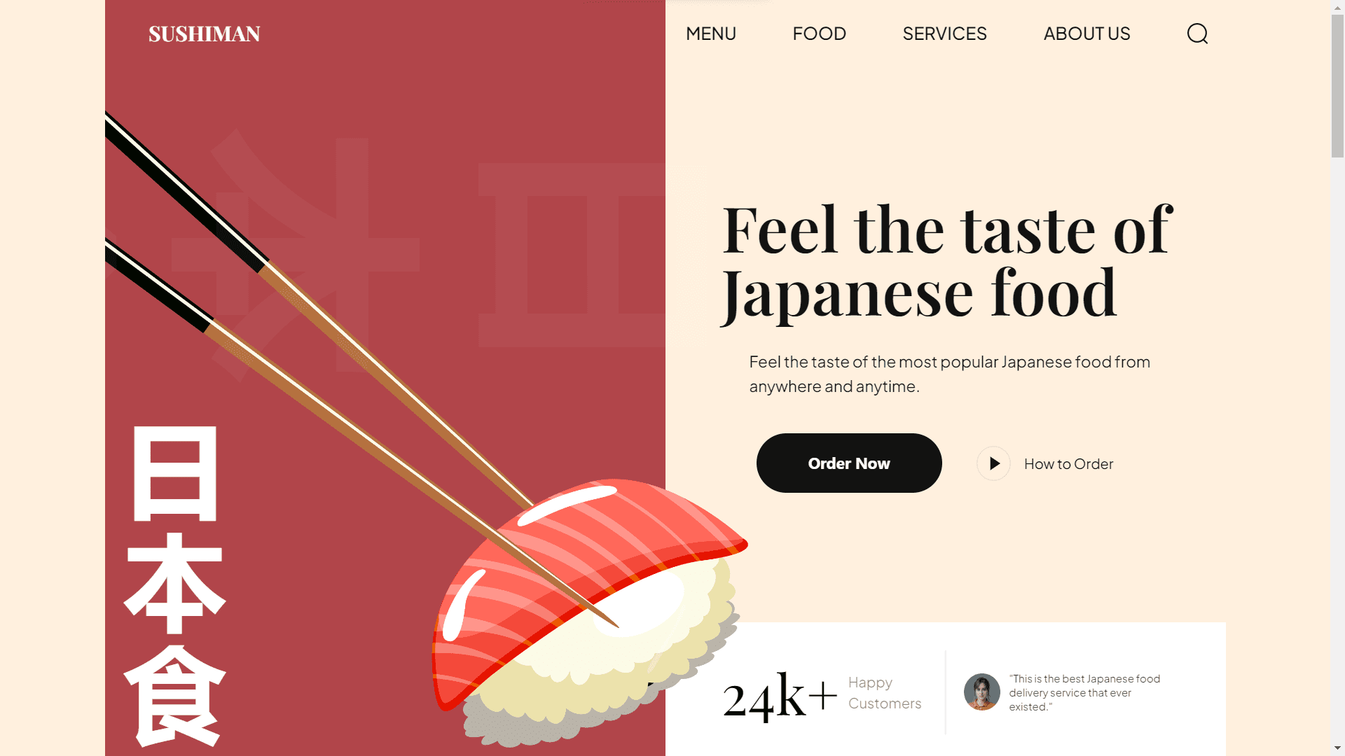 Screenshot of Sushiman